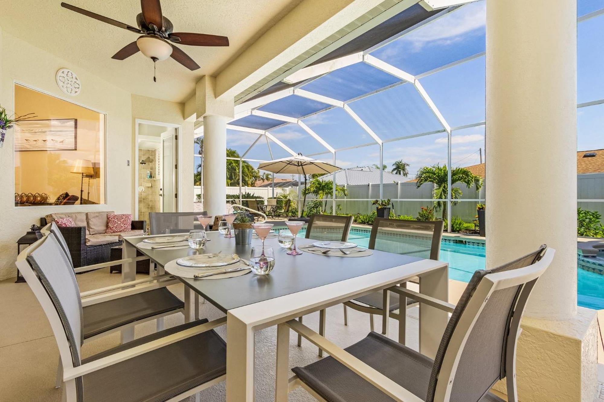 Villa-Haze, Lots Of Privacy, Solar & Electric Heated Pool And Spa เคปคอรัล ภายนอก รูปภาพ