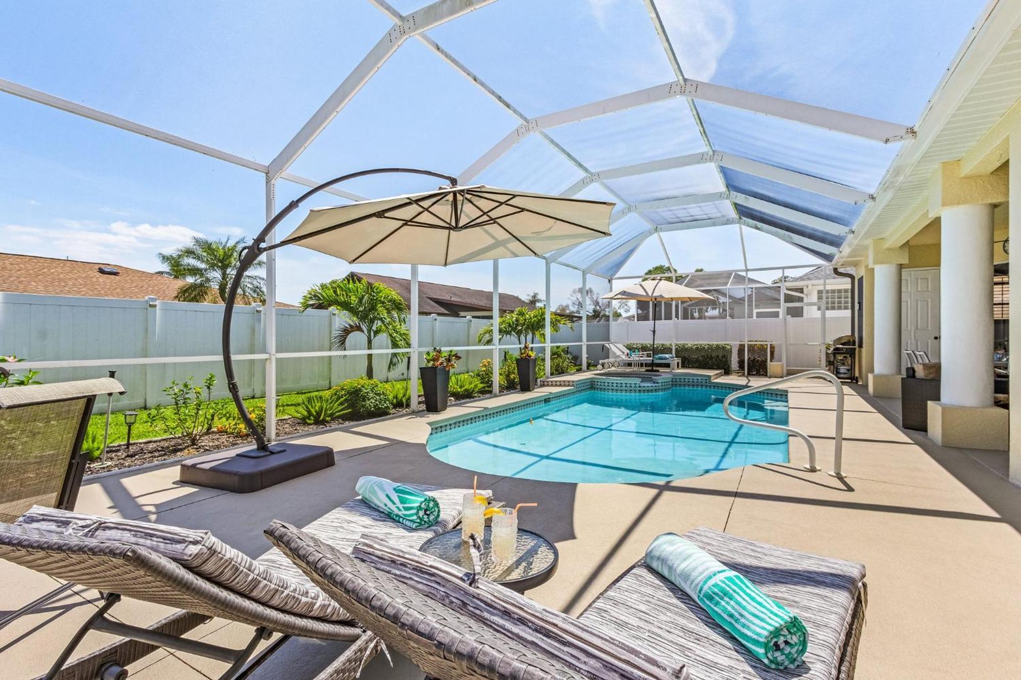 Villa-Haze, Lots Of Privacy, Solar & Electric Heated Pool And Spa เคปคอรัล ภายนอก รูปภาพ