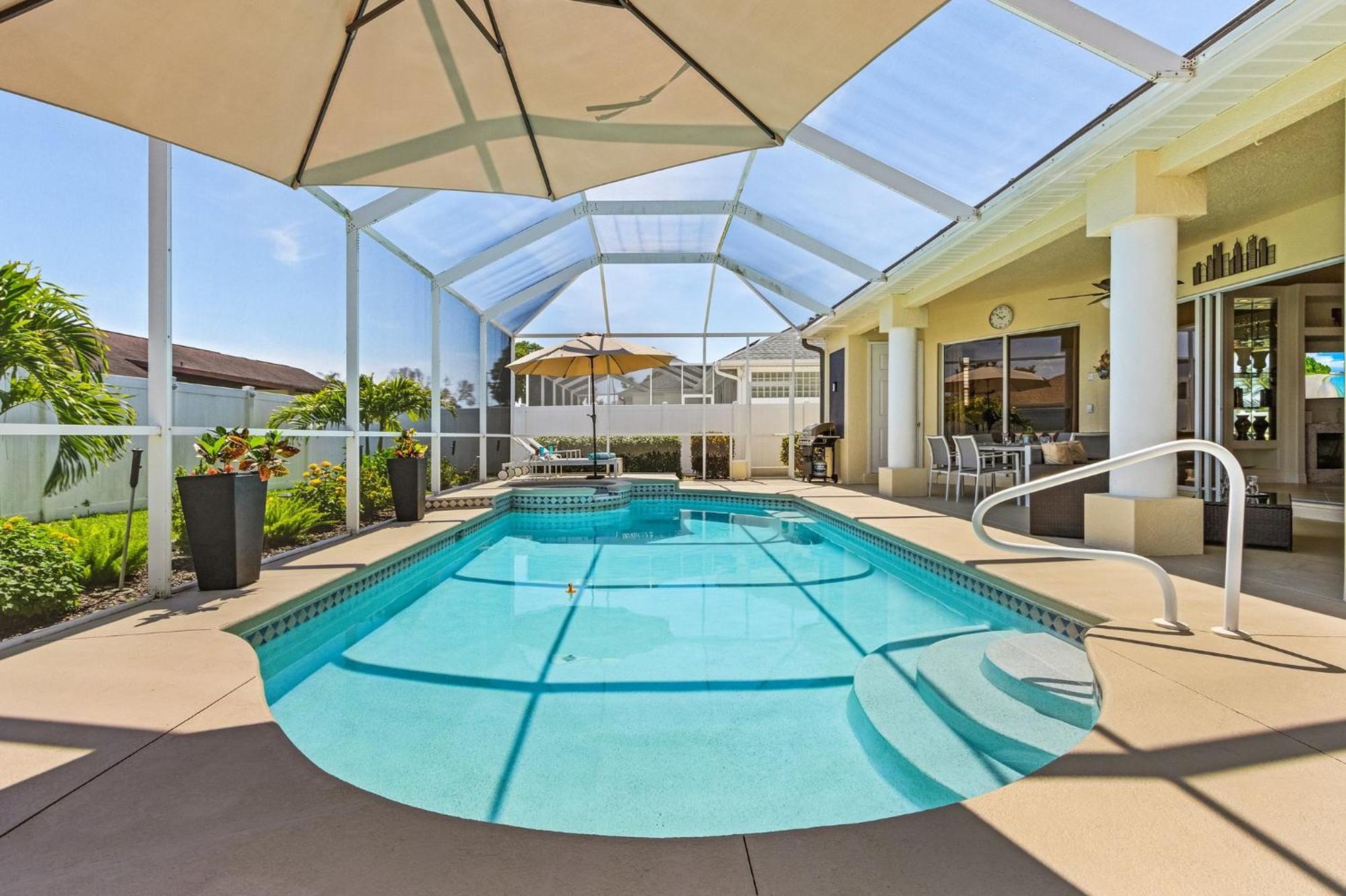 Villa-Haze, Lots Of Privacy, Solar & Electric Heated Pool And Spa เคปคอรัล ภายนอก รูปภาพ